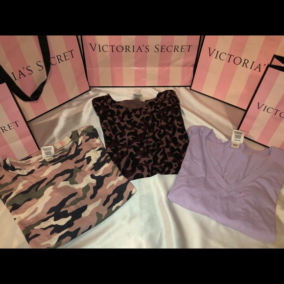 PINK Victoria's Secret Tops - Victoria’s Secret pink T-shirt lot